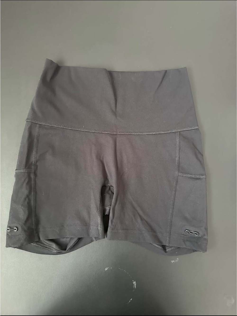 Black GymShark Shorts - Draw Cord Sides
